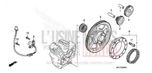 STARTING CLUTCH VT750C27 de 2007